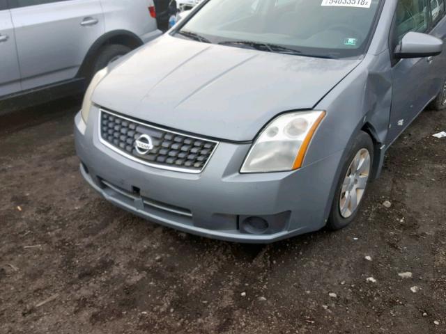 3N1AB61E27L717060 - 2007 NISSAN SENTRA 2.0 SILVER photo 9