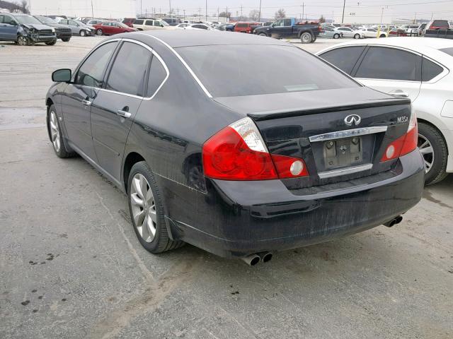 JNKAY01F87M457222 - 2007 INFINITI M35 BASE BLACK photo 3