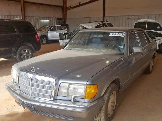 WDBCB35E6MA583556 - 1991 MERCEDES-BENZ 350 SDL GRAY photo 2