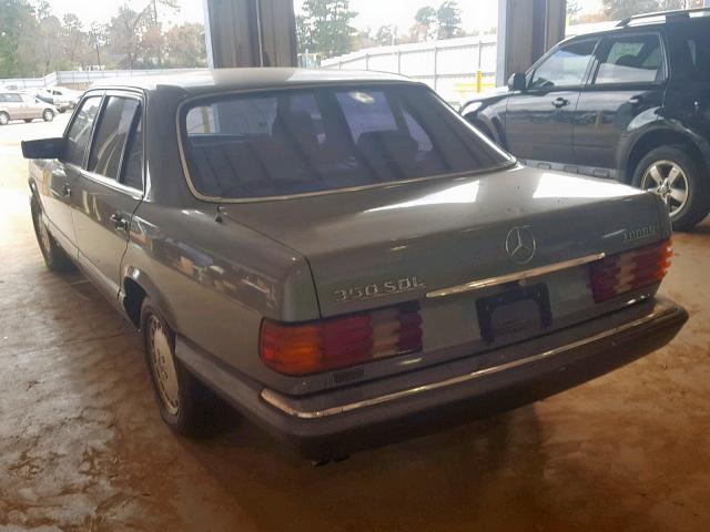 WDBCB35E6MA583556 - 1991 MERCEDES-BENZ 350 SDL GRAY photo 3