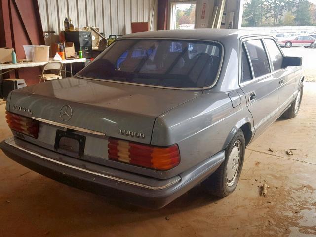 WDBCB35E6MA583556 - 1991 MERCEDES-BENZ 350 SDL GRAY photo 4