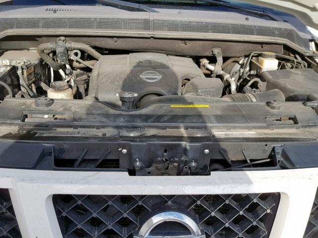 5N1BA08C79N606542 - 2009 NISSAN ARMADA SE WHITE photo 7