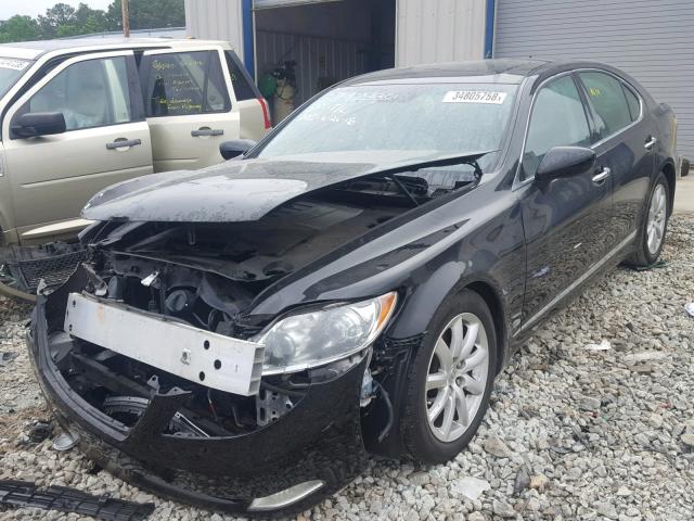 JTHBL46F785081899 - 2008 LEXUS LS 460 BLACK photo 2