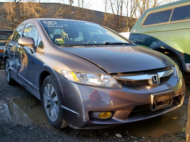 19XFA1F94BE002380 - 2011 HONDA CIVIC EXL BROWN photo 1