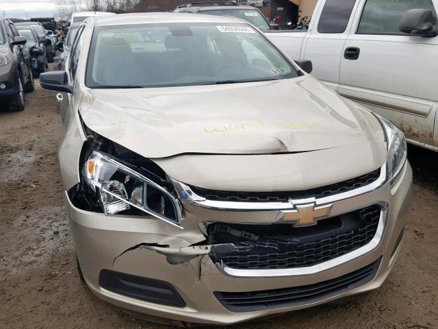 1G11B5SL3FF136947 - 2015 CHEVROLET MALIBU LS GOLD photo 9