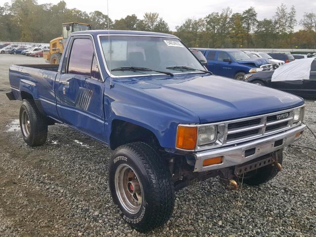 JT4RN64DXH0013729 - 1987 TOYOTA PICKUP RN6 BLUE photo 1