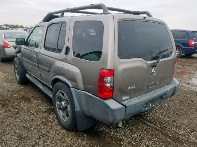 5N1ED28Y04C616989 - 2004 NISSAN XTERRA XE BEIGE photo 3