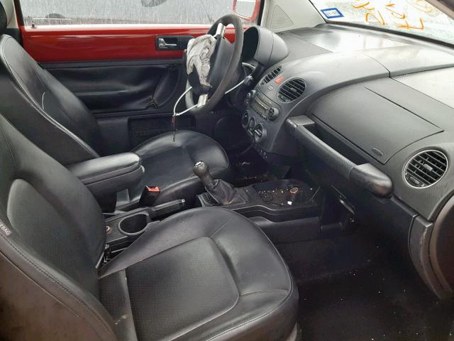 3VWRW31C47M521615 - 2007 VOLKSWAGEN NEW BEETLE Qırmızı foto 5