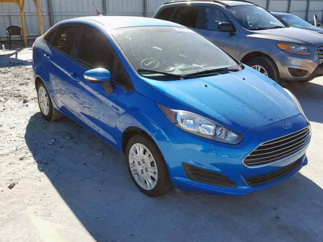 3FADP4BE9EM182563 - 2014 FORD FIESTA SE BLUE photo 1