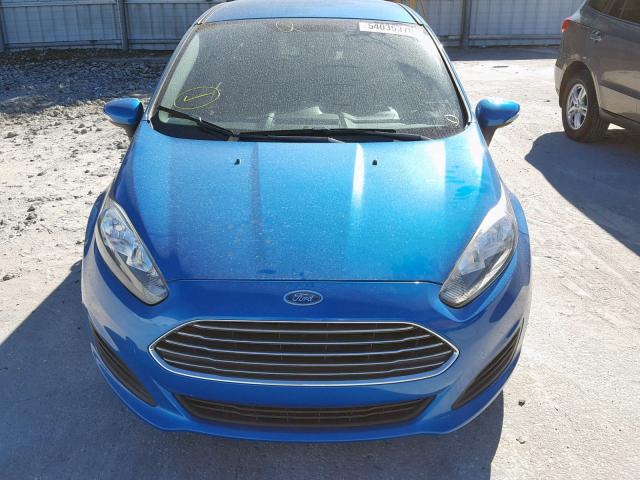 3FADP4BE9EM182563 - 2014 FORD FIESTA SE BLUE photo 9