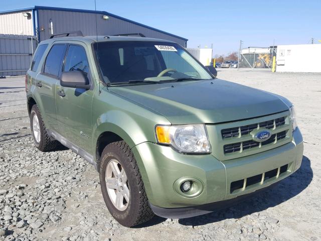 1FMCU49309KC65388 - 2009 FORD ESCAPE HYB GREEN photo 1