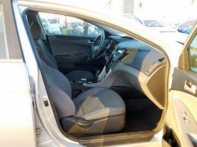 5NPEB4AC9DH516155 - 2013 HYUNDAI SONATA GLS SILVER photo 5