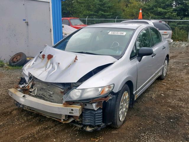 2HGFA1E2XAH047381 - 2010 HONDA CIVIC DX SILVER photo 2