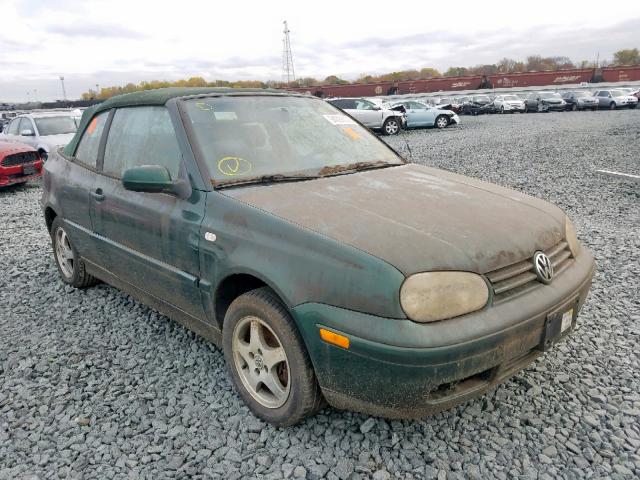 3VWDC21V8YM809170 - 2000 VOLKSWAGEN CABRIO GLS GREEN photo 1