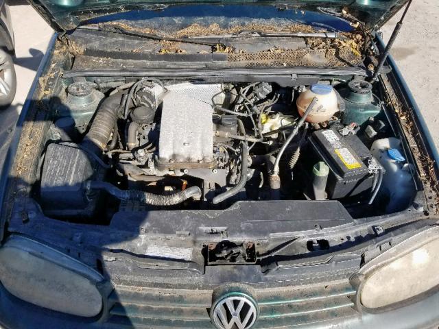 3VWDC21V8YM809170 - 2000 VOLKSWAGEN CABRIO GLS GREEN photo 7