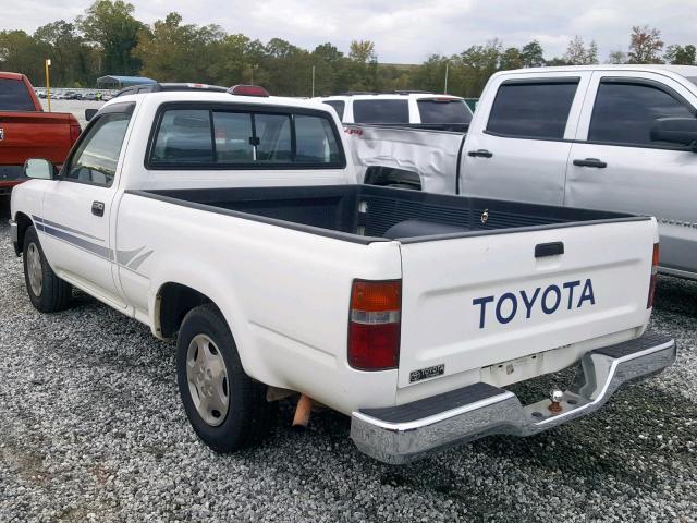 4TARN81P2RZ186938 - 1994 TOYOTA PICKUP 1/2 WHITE photo 3