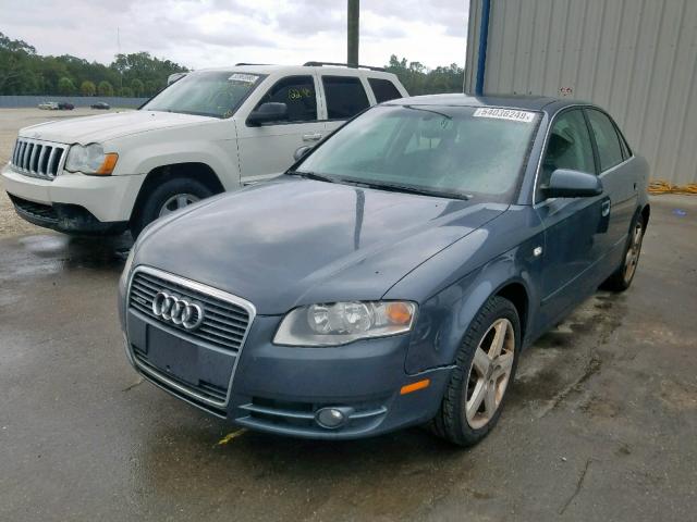 WAUDF78E06A218741 - 2006 AUDI A4 2.0T QU GRAY photo 2