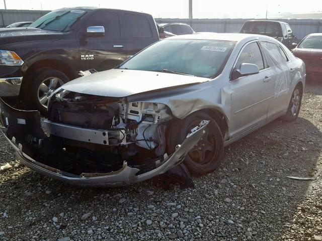 1G1ZH57B394198639 - 2009 CHEVROLET MALIBU 1LT SILVER photo 2