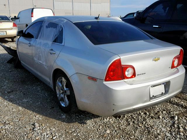 1G1ZH57B394198639 - 2009 CHEVROLET MALIBU 1LT SILVER photo 3