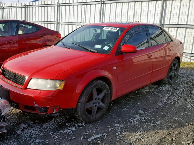 WAULC68E85A122935 - 2005 AUDI A4 1.8T QU RED photo 2