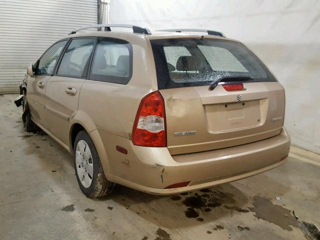 KL5JD86Z76K314583 - 2006 SUZUKI FORENZA TAN photo 3