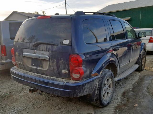 1D8HB58D05F587792 - 2005 DODGE DURANGO LI BLUE photo 4