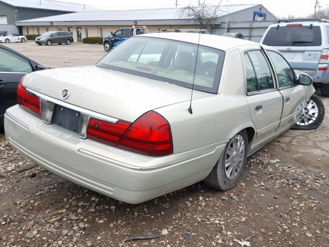 2MEFM74W45X666842 - 2005 MERCURY GRAND MARQ TAN photo 4