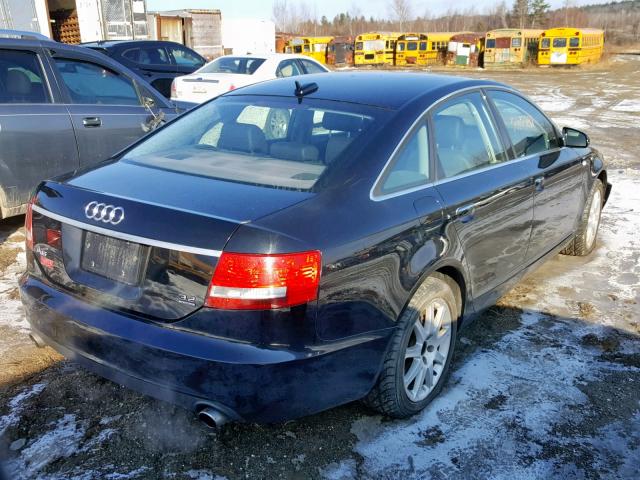 WAUDG74F75N071272 - 2005 AUDI A6 3.2 QUA BLACK photo 4