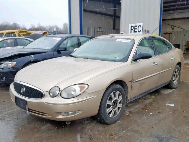 2G4WC532451259321 - 2005 BUICK LACROSSE C GOLD photo 2