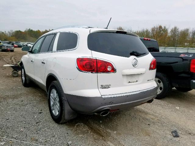 5GAKRBED1CJ384781 - 2012 BUICK ENCLAVE WHITE photo 3