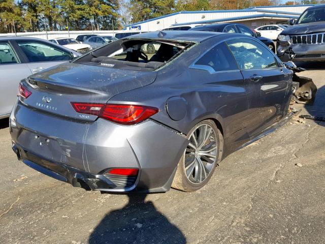 JN1EV7EK0JM342264 - 2018 INFINITI Q60 PREMIU GRAY photo 4