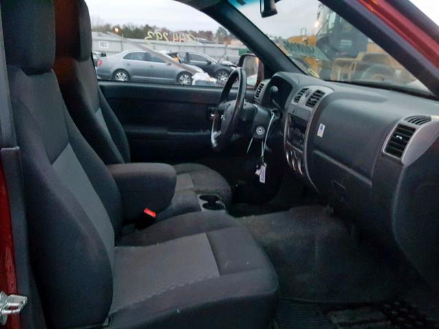 1GCHSDFE5B8112272 - 2011 CHEVROLET COLORADO L RED photo 5