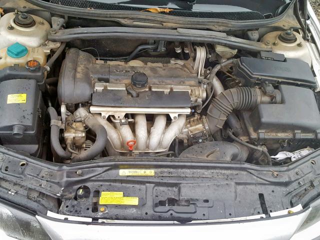 YV1RS61R112080443 - 2001 VOLVO S60 SILVER photo 7