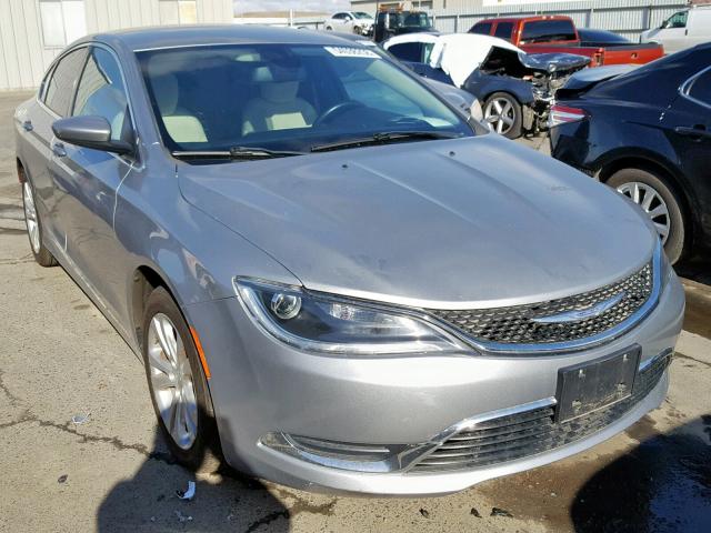 1C3CCCAB0GN154067 - 2016 CHRYSLER 200 LIMITE SILVER photo 1