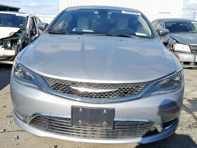 1C3CCCAB0GN154067 - 2016 CHRYSLER 200 LIMITE SILVER photo 9