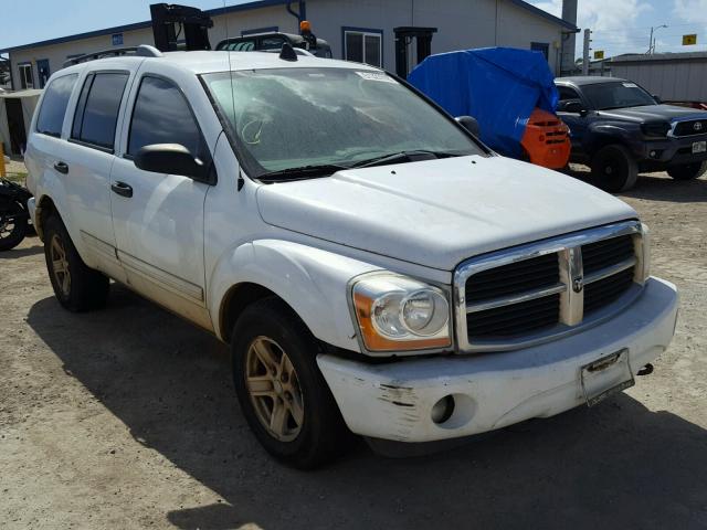 1D4HB48D24F208463 - 2004 DODGE DURANGO SL WHITE photo 1