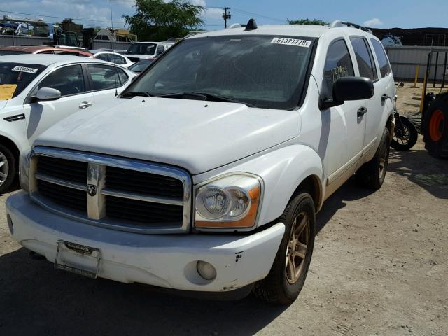 1D4HB48D24F208463 - 2004 DODGE DURANGO SL WHITE photo 2