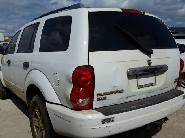 1D4HB48D24F208463 - 2004 DODGE DURANGO SL WHITE photo 3