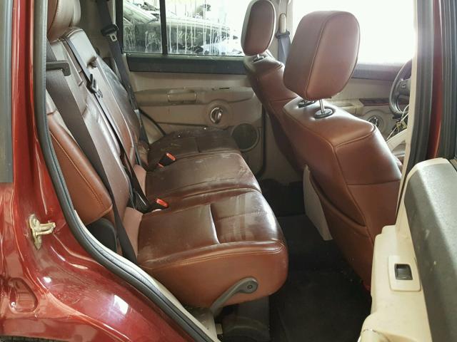 1J8HH58P87C662016 - 2007 JEEP COMMANDER Tünd qırmızı foto 6