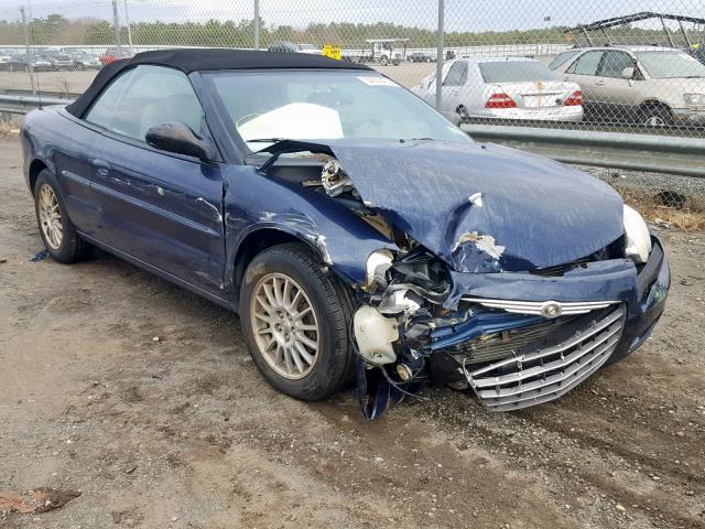 1C3EL55RX5N536146 - 2005 CHRYSLER SEBRING TO BLACK photo 1