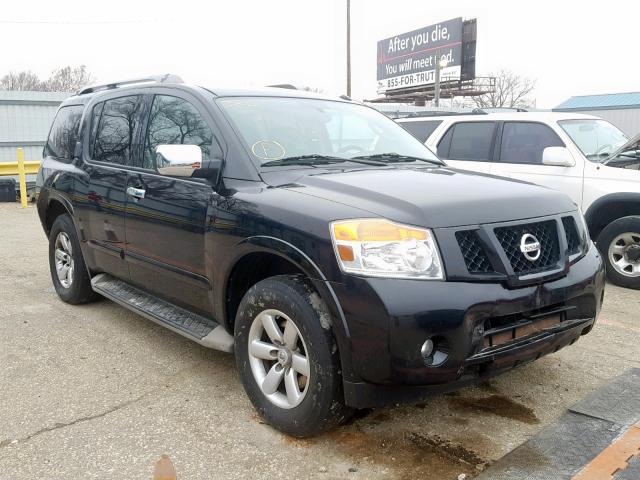 5N1AA0NDXCN614053 - 2012 NISSAN ARMADA SV BLACK photo 1