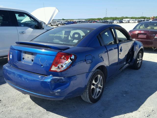 1G8AW12F85Z128459 - 2005 SATURN ION LEVEL BLUE photo 4