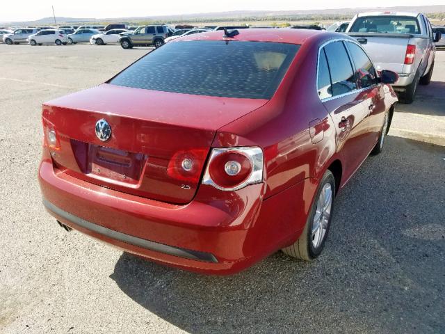 3VWSG71K06M798533 - 2006 VOLKSWAGEN JETTA 2.5 RED photo 4