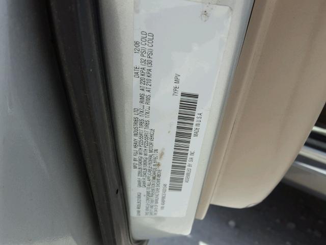 4S4BP86C574331546 - 2007 SUBARU LEGACY OUT SILVER photo 10