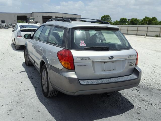 4S4BP86C574331546 - 2007 SUBARU LEGACY OUT SILVER photo 3