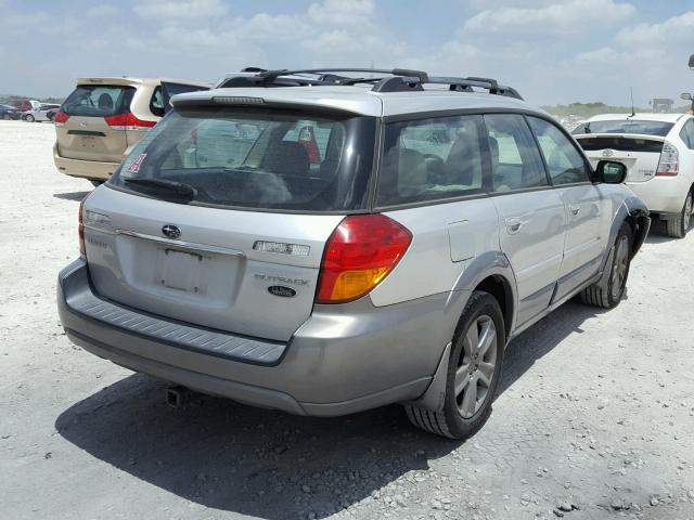 4S4BP86C574331546 - 2007 SUBARU LEGACY OUT SILVER photo 4