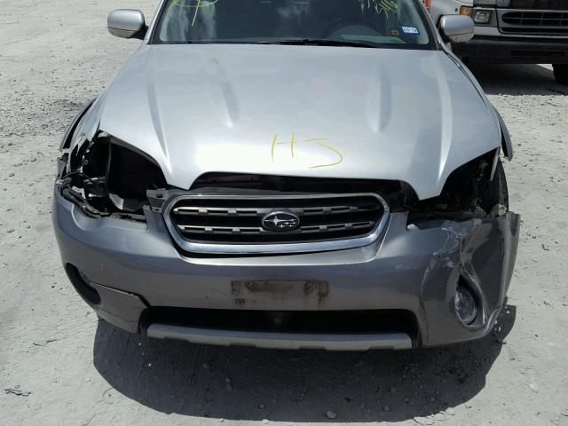 4S4BP86C574331546 - 2007 SUBARU LEGACY OUT SILVER photo 7