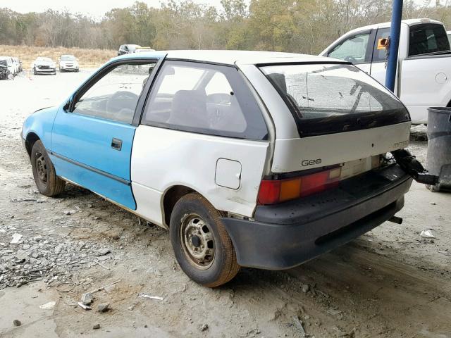 JG1MS2465LK700801 - 1990 GEO METRO XFI TWO TONE photo 3