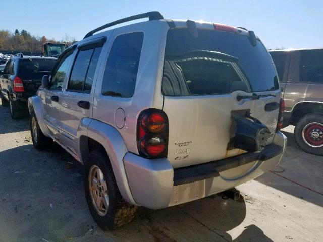 1J4GL58K94W323498 - 2004 JEEP LIBERTY LI SILVER photo 3