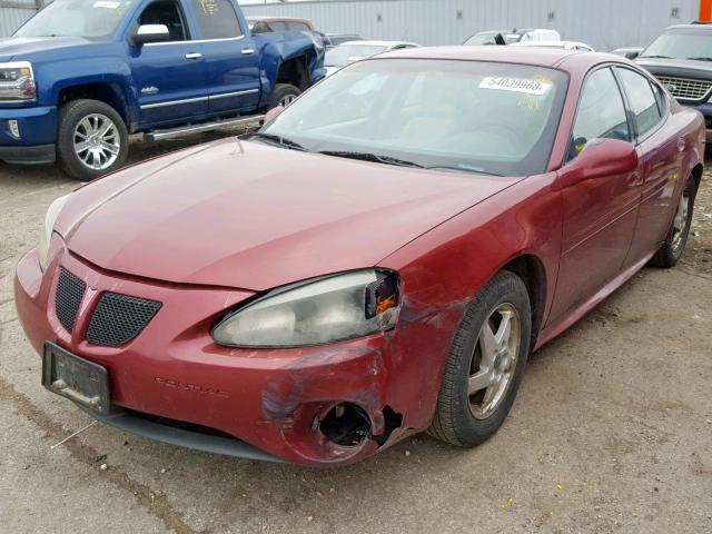 2G2WP522841348824 - 2004 PONTIAC GRAND PRIX MAROON photo 2